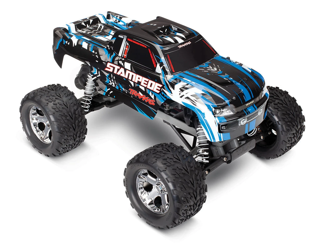 Traxxas 36054-1 Stampede 1/10 Scale RTR 2WD Monster Truck BLUE X 1 Traxxas 36054-1 Stampede 1/10 Scale RTR 2WD Monster Truck BLUE X