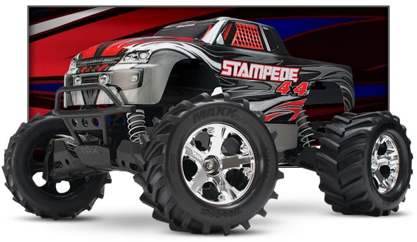 Traxxas 67054-1 Stampede 4X4 RTR Black Monster Truck 1 Traxxas 67054-1 Stampede 4X4 RTR Black Monster Truck