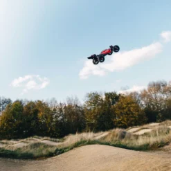 ARRMA 102722 1/8 Typhon 3S Typhon 4x4 BLX Brushless Buggy - Red -Traxas Vehicles Model Shop arrma 102722 1 8 typhon 3s typhon 4x4 blx brushless buggy red 1 4