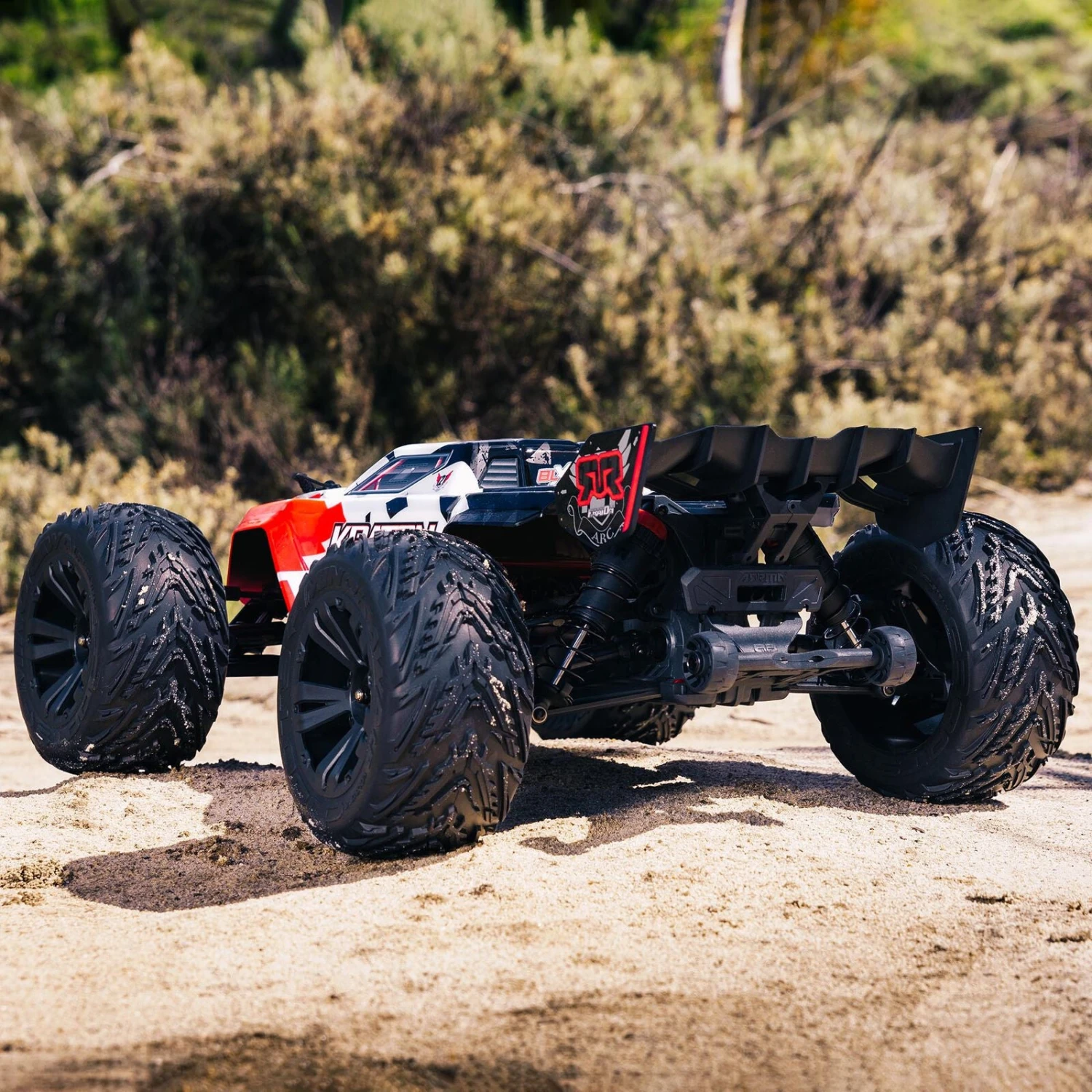 ARRMA ARA102690 1/10 KRATON 4x4 4S BLX Brushless Speed Monster Truck Red 6 ARRMA ARA102690 1/10 KRATON 4x4 4S BLX Brushless Speed Monster Truck Red - Image 6