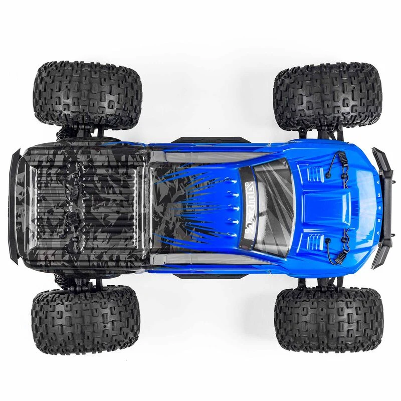 ARRMA ARA4102SV4T2 GRANITE BOOST 4X2 Mega 1/10 RTR 2WD Monster Truck Blue - Charger/Battery 4 ARRMA ARA4102SV4T2 GRANITE BOOST 4X2 Mega 1/10 RTR 2WD Monster Truck Blue - Charger/Battery - Image 4