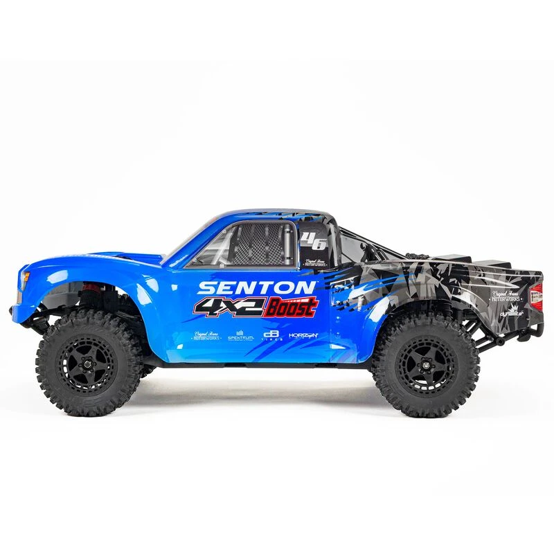 ARRMA ARA4103SV4T2 SENTON BOOST 4X2 Mega 1/10 RTR 2WD Short Course Truck Blue- Charger/Battery 2 ARRMA ARA4103SV4T2 SENTON BOOST 4X2 Mega 1/10 RTR 2WD Short Course Truck Blue- Charger/Battery - Image 2