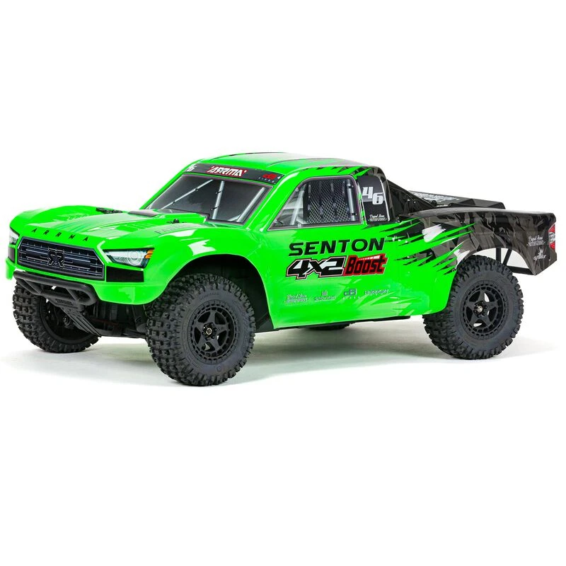 ARRMA ARA4103V4T1 SENTON BOOST 4X2 Mega 1/10 RTR 2WD Short Course Truck Green 1 ARRMA ARA4103V4T1 SENTON BOOST 4X2 Mega 1/10 RTR 2WD Short Course Truck Green