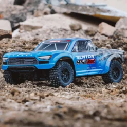ARRMA ARA4103V4T2 SENTON BOOST 4X2 Mega 1/10 RTR 2WD Short Course Truck Blue -Traxas Vehicles Model Shop arrma ara4103v4t2 senton boost 4x2 mega 1 10 rtr 2wd short course truck blue 2