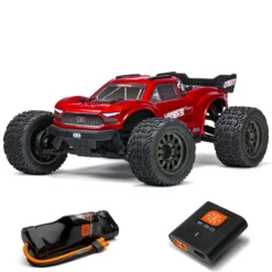 ARRMA ARA4105SV4T1 VORTEKS BOOST 4X2 Mega 1/10 RTR 2WD Stadium Truck Red - Charger/Battery -Traxas Vehicles Model Shop arrma ara4105sv4t1 vorteks boost 4x2 mega 1 10 rtr 2wd stadium truck red charger battery