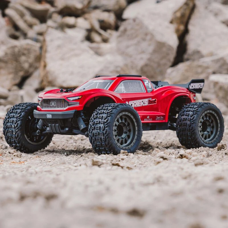 ARRMA ARA4105V4T1 VORTEKS BOOST 4X2 Mega 1/10 RTR 2WD Stadium Truck Red 6 ARRMA ARA4105V4T1 VORTEKS BOOST 4X2 Mega 1/10 RTR 2WD Stadium Truck Red - Image 6