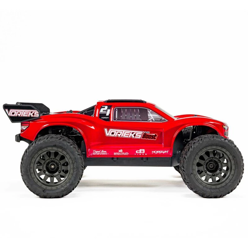 ARRMA ARA4105V4T1 VORTEKS BOOST 4X2 Mega 1/10 RTR 2WD Stadium Truck Red 2 ARRMA ARA4105V4T1 VORTEKS BOOST 4X2 Mega 1/10 RTR 2WD Stadium Truck Red - Image 2