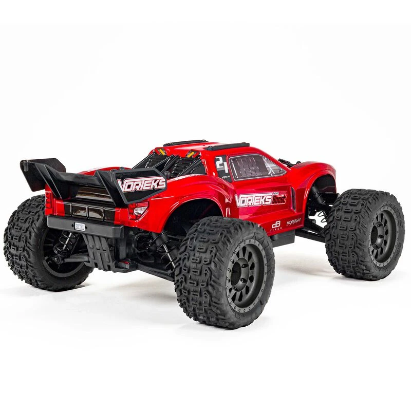 ARRMA ARA4105V4T1 VORTEKS BOOST 4X2 Mega 1/10 RTR 2WD Stadium Truck Red 4 ARRMA ARA4105V4T1 VORTEKS BOOST 4X2 Mega 1/10 RTR 2WD Stadium Truck Red - Image 4