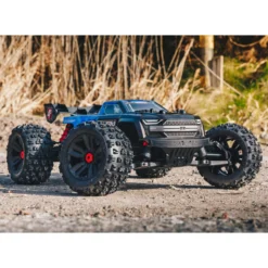 ARRMA ARA4408V2T2 1/10 KRATON4x4 4S BLX Brushless Speed Monster Truck Black/Blue -Traxas Vehicles Model Shop arrma ara4408v2t2 1 10 kraton4x4 4s blx brushless speed monster truck black blue 6