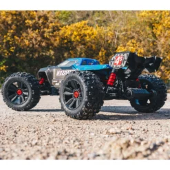 ARRMA ARA4408V2T2 1/10 KRATON4x4 4S BLX Brushless Speed Monster Truck Black/Blue -Traxas Vehicles Model Shop arrma ara4408v2t2 1 10 kraton4x4 4s blx brushless speed monster truck black bluearrma ara4408v2t2 1 10 kraton4x4 4s blx brushless speed monster truck black blue 2