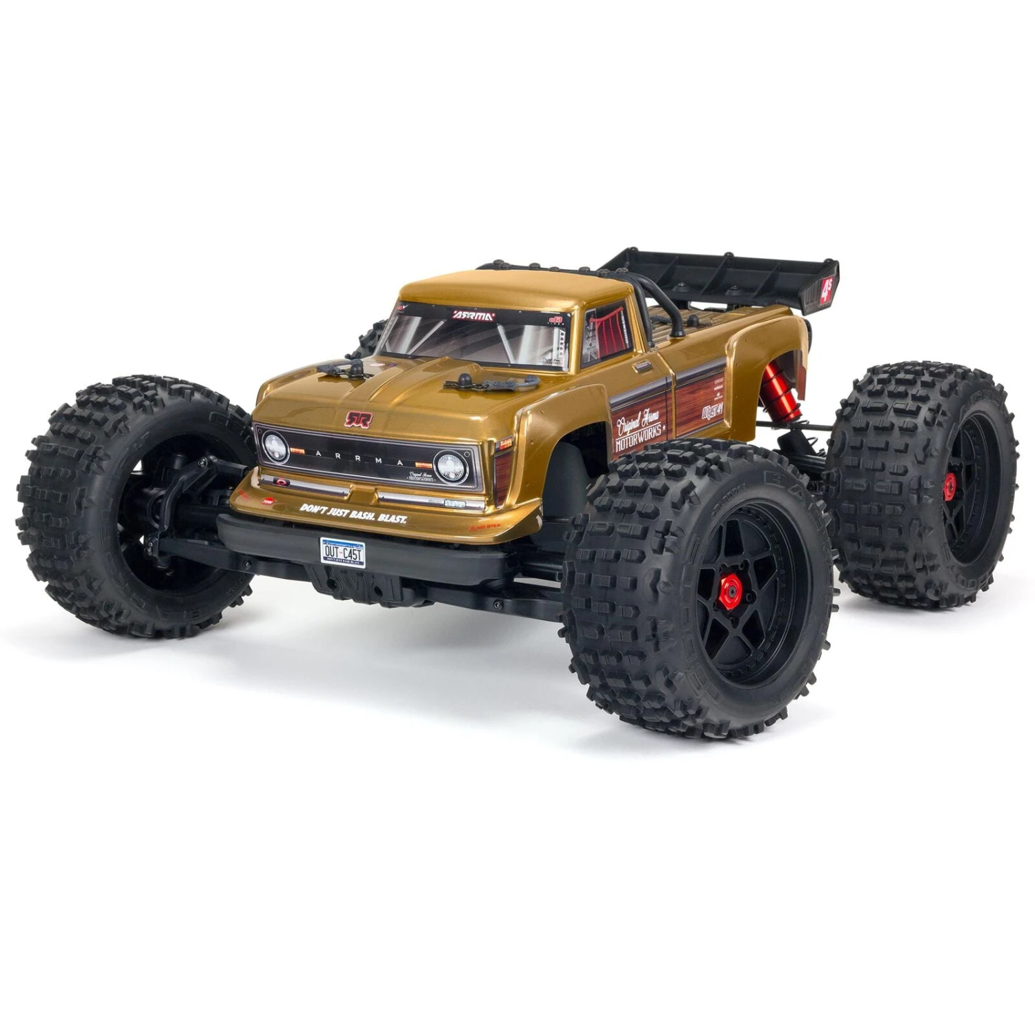 ARRMA ARA4410V2T1 1/10 OUTCAST 4x4 4S BLX Brushless Stunt Truck - Bronze 4 ARRMA ARA4410V2T1 1/10 OUTCAST 4x4 4S BLX Brushless Stunt Truck - Bronze - Image 4