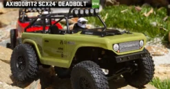 Axial AX90081 SCX24 Deadbolt 1/24 Scale 4x4 RTR Crawler Green 5 Axial AX90081 SCX24 Deadbolt 1/24 Scale 4x4 RTR Crawler Green -Traxas Vehicles Model Shop axial ax90081 scx24 deadbolt 1 24 scale 4x4 rtr crawler green 1