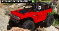 Axial AX90081 SCX24 Deadbolt 1/24 Scale 4x4 RTR Crawler Red 5 Axial AX90081 SCX24 Deadbolt 1/24 Scale 4x4 RTR Crawler Red -Traxas Vehicles Model Shop axial ax90081 scx24 deadbolt 1 24 scale 4x4 rtr crawler red 1