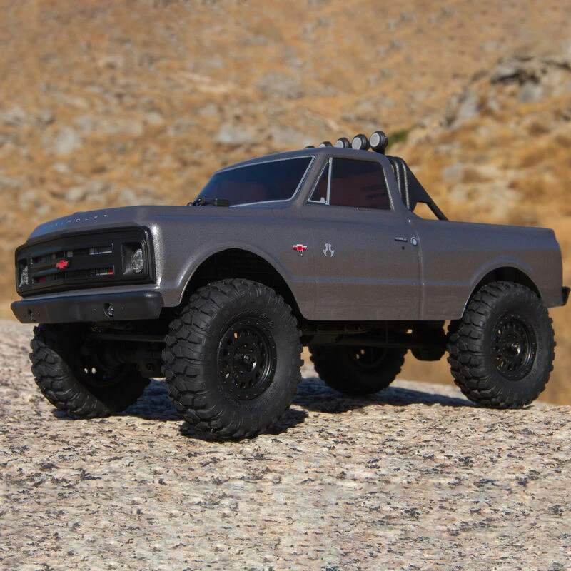 Axial AXI00001T2 SCX24 1/24 4x4 RTR 1967 Chevrolet C10 Crawler Dark Silver 6 Axial AXI00001T2 SCX24 1/24 4x4 RTR 1967 Chevrolet C10 Crawler Dark Silver - Image 6