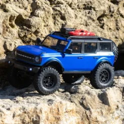 Axial AXI00006T3 SCX24 1/24 4x4 RTR 2021 Ford Bronco Crawler - Blue -Traxas Vehicles Model Shop axial axi00006t3 scx24 1 24 4x4 rtr 2021 ford bronco crawler blue 5 6
