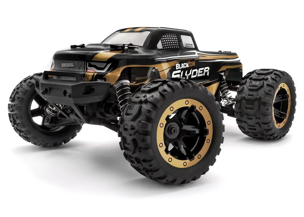 BlackZon 540101 Gold Slyder 1/16 RTR 4WD Monster Truck 1 BlackZon 540101 Gold Slyder 1/16 RTR 4WD Monster Truck