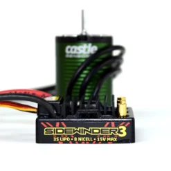 Castle Creations 010-0115-06 SV3 Sidewinder 3 Waterproof ESC & 5700KV Sensored Brusless Motor Combo