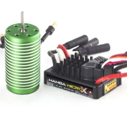 Castle Creations 010-0147-01 Mamba Micro X 12.6V ESC 2A BEC W/ 4100kV Brushless Motor