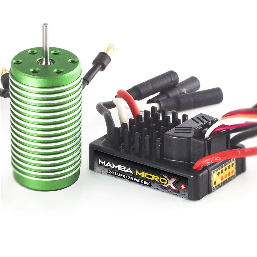 Castle Creations 010-0147-01 Mamba Micro X 12.6V ESC 2A BEC W/ 4100kV Brushless Motor 1 Castle Creations 010-0147-01 Mamba Micro X 12.6V ESC 2A BEC W/ 4100kV Brushless Motor