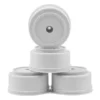 DE Racing BS4-UW White Borrego SCT Wheels For Traxxas Slash 4 Pack