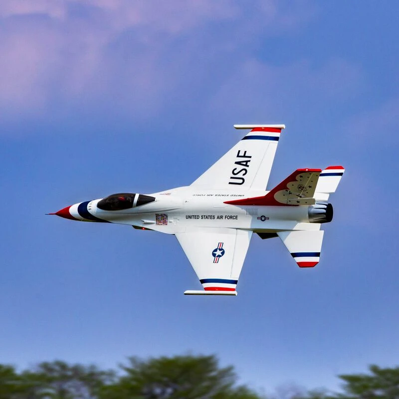 E-flite EFL87970 F-16 Thunderbird 80mm EDF Jet ARF Plus With ASX3 And Safe Select 6 E-flite EFL87970 F-16 Thunderbird 80mm EDF Jet ARF Plus With ASX3 And Safe Select - Image 6