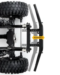 Gmade 30010 Front Tube Bumper For GS01 With Black Skid Plate 7 Gmade 30010 Front Tube Bumper For GS01 With Black Skid Plate -Traxas Vehicles Model Shop gmade 30010 front tube bumper for gs01 with black skid plate b