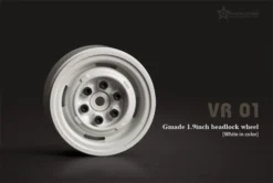 Gmade 70106 1.9" VR01 Beadlock Wheels White 2 Pack