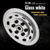 Gmade 70176 1.9" SR02 1/10 Crawler Beadlock Wheels Gloss White 2 Pack