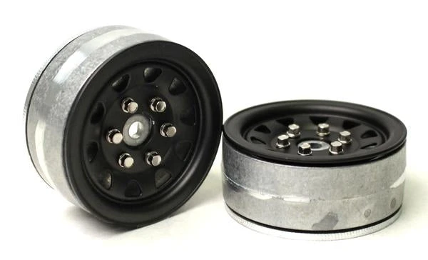Gmade 70494 1.9" SR04 1/10 Scale Crawler Beadlock Wheels Matte Black 2 Pack 1 Gmade 70494 1.9" SR04 1/10 Scale Crawler Beadlock Wheels Matte Black 2 Pack