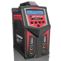 Hexfly 15247 Pro X2 Charger Dual AC/DC 7A LiPo NiMH & NiCd Battery Charger
