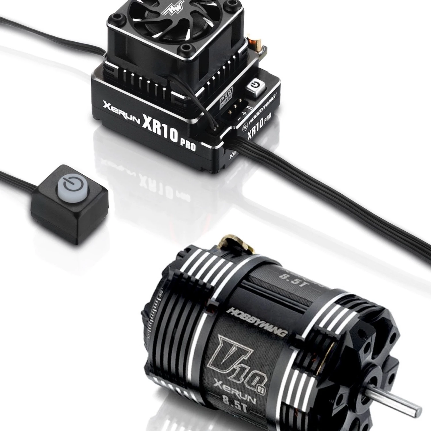 HOBBYWING 38020285 XERUN XR10 Pro G2 ESC With V10 G3 10.5T Brushless Motor 1 HOBBYWING 38020285 XERUN XR10 Pro G2 ESC With V10 G3 10.5T Brushless Motor