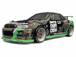 HPI 120101 1/18 Micro RS4 Drift Fail Crew Nissan Skyline R34 GT-R 4WD RTR Car