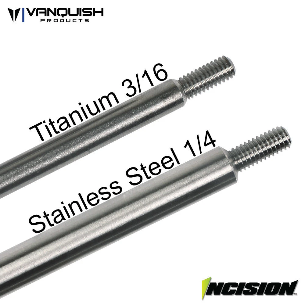 Incision By Vanquish IRC00202 Stainless Steel Drag Link And Panhard For VS4-10 TRX-4 Axle Swap 2 Incision By Vanquish IRC00202 Stainless Steel Drag Link And Panhard For VS4-10 TRX-4 Axle Swap - Image 2