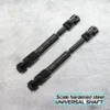 JunFac 90048 Scale Hardened Steel Driveshafts For Traxxas TRX-4 312mm WB