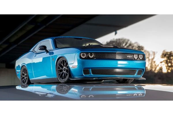 Kyosho 34415T2 1/10 RTR 4WDFAZER Mk2 2015 Dodge Challenger Hellcat B5 Blue 5 Kyosho 34415T2 1/10 RTR 4WDFAZER Mk2 2015 Dodge Challenger Hellcat B5 Blue - Image 5