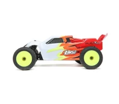 LOSI LOS01015T1 1/18 Mini-T 2.0 RTR 2WD Truck Red And White -Traxas Vehicles Model Shop losi los01015t1 1 18 mini t 2 0 rtr 2wd truck red and white