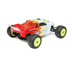 LOSI LOS01015T1 1/18 Mini-T 2.0 RTR 2WD Truck Red And White -Traxas Vehicles Model Shop losi los01015t1 1 18 mini t 2 0 rtr 2wd truck red and white 5