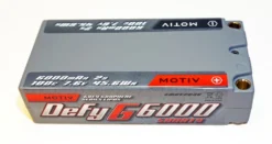 MOTIV 2036 Defy G Grey Graphene 2S 7.6V 6000mAh 100C Shorty Hardcase LiPo Battery