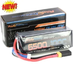 Powerhobby 4S 14.8V 6500mAh 100C Lipo Battery Pack With XT60 And Traxxas