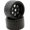Powerhobby 5102 1/8 Gripper 54/100 Belted Tires On Black 17mm Wheels 1 Pair
