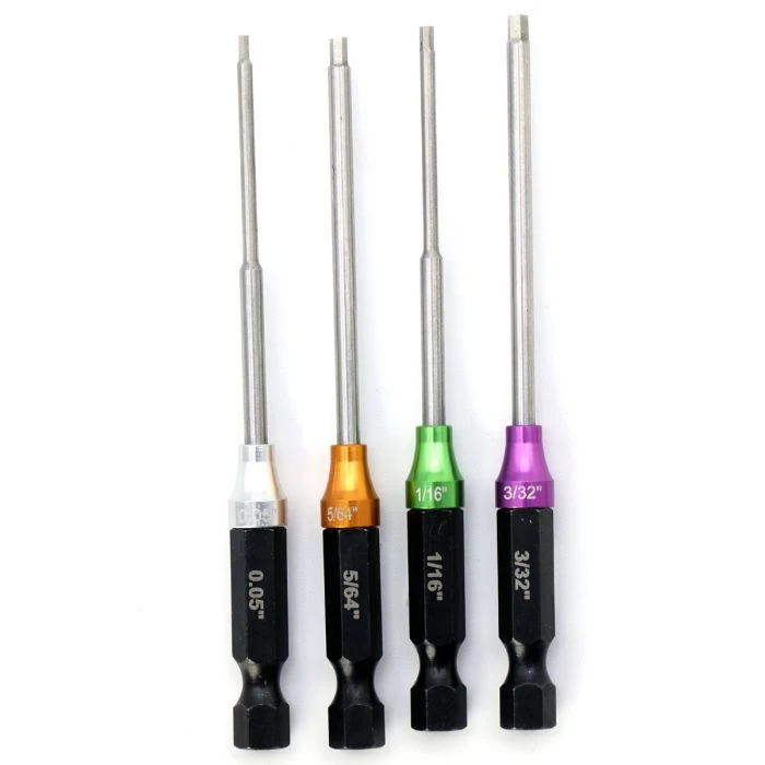 Powerhobby T005 Standard 1/4" Hex Driver Tool Set (.05" 1/16" 5/64" 3/32") 1 Powerhobby T005 Standard 1/4" Hex Driver Tool Set (.05" 1/16" 5/64" 3/32")