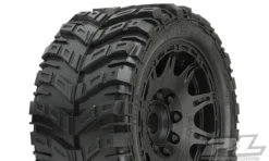 Pro-Line 10176-10 Masher X HP All Terrain Tires On Raid Black Wheels For X-Maxx 1 Pair