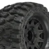 Pro-Line 10190-10 Hyrax 2.8 Tires Mounted On Raid Black Removable Hex Wheels 2 Pack