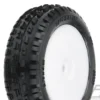 Pro-Line 8298-13 White Rear Wheels With Wedge Carpet Tires For Mini-B 1 Pair