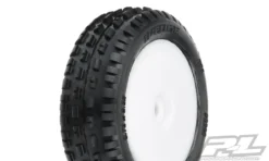 Pro-Line 8298-13 White Rear Wheels With Wedge Carpet Tires For Mini-B 1 Pair