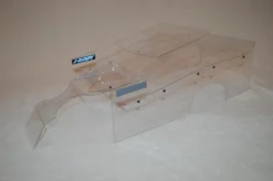 J-Body Stock Mudboss Clear Body With S-100 Hood Scoop