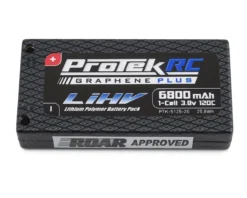Protek RC 5125-20 1S 3.8V 8200mAh120C Low IR Si-Graphene + HV LiPo Battery With 4mm Connectors