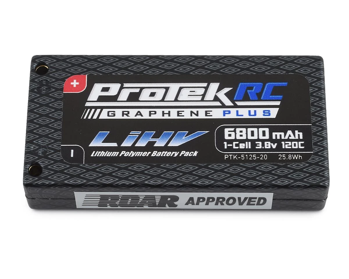 Protek RC 5125-20 1S 3.8V 8200mAh120C Low IR Si-Graphene + HV LiPo Battery With 4mm Connectors 1 Protek RC 5125-20 1S 3.8V 8200mAh120C Low IR Si-Graphene + HV LiPo Battery With 4mm Connectors