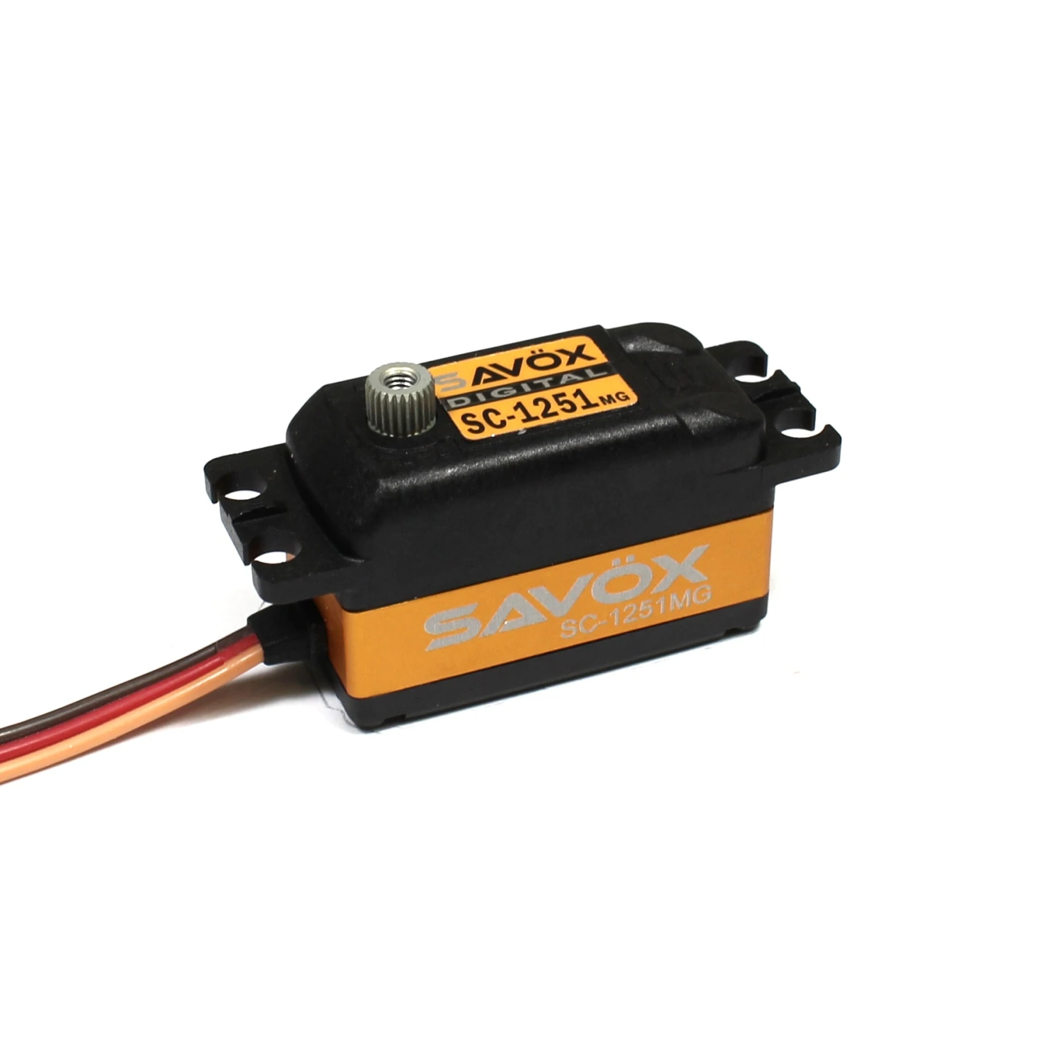 Savox 1251MG Low Profile Servo .09/125 @ 6.0V 1 Savox 1251MG Low Profile Servo .09/125 @ 6.0V