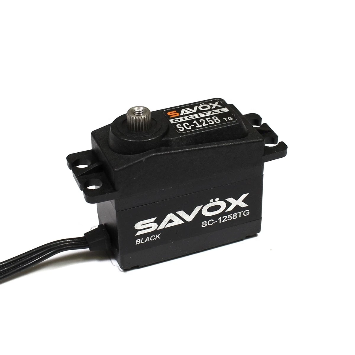 Savox SC-1258TG-BE Black Edition Standard Size Servo (0.08sec / 166oz @ 6V) 1 Savox SC-1258TG-BE Black Edition Standard Size Servo (0.08sec / 166oz @ 6V)